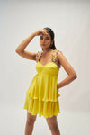 Gala Satin Mini Dress