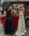Alara Fringe Lehenga ivory