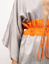 Grey-Orange Short Cape