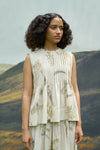 Live Leafy Pintucks Skirt