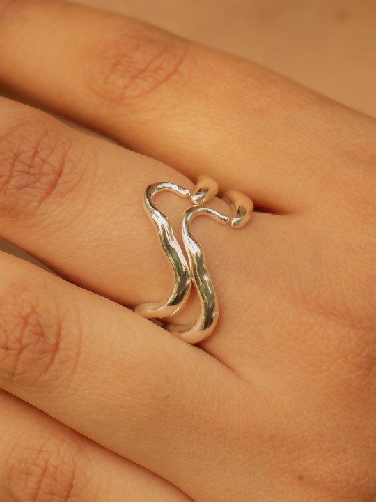 flo-ring - silver