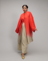 Rosamunda Coral Ombré Stripe Tunic