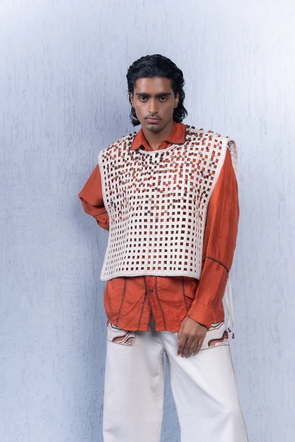 Jaali Bib- Terracotta