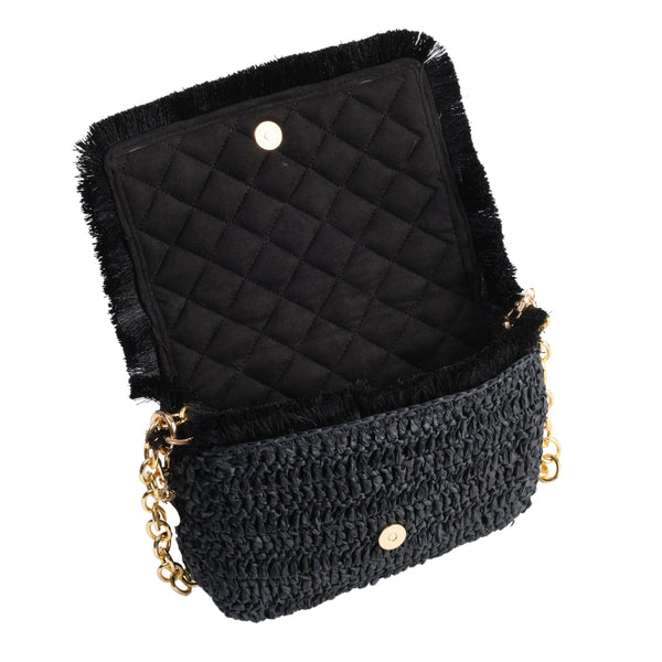 Raffia Crossbody