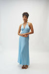 Powder Blue dress with cover up