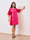 Red & Pink Short Party Dress