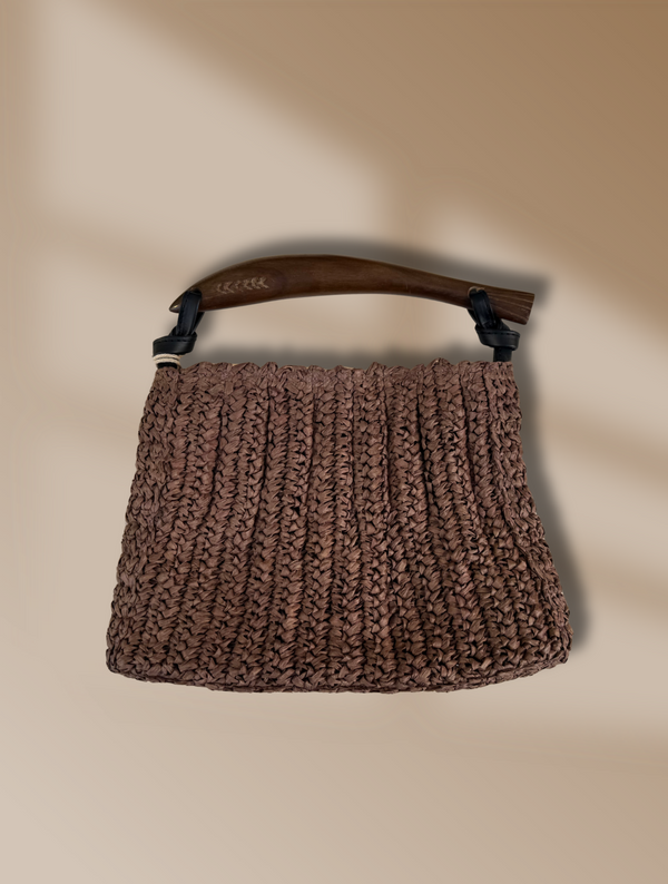 Kapi Handwoven Raffia Bag