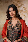 Siyah Sitara Kurta Set With Dupatta