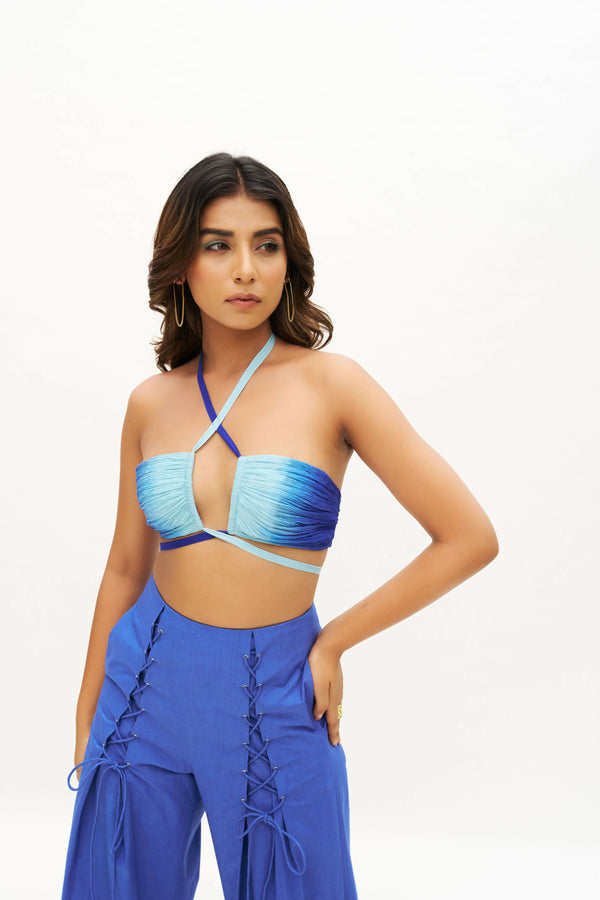 Fiori Color block top