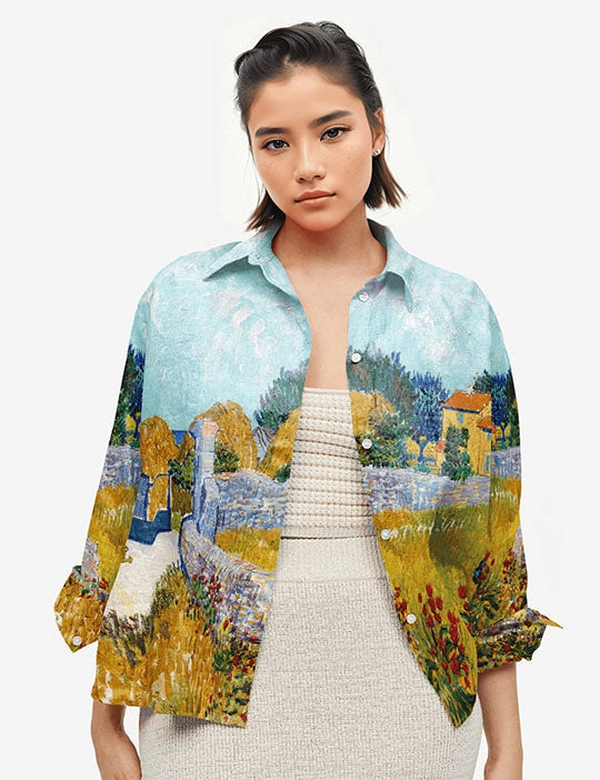 Farmhouse in Provence Shirt for Women