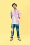 Safari Pants - WHITE/TEAL