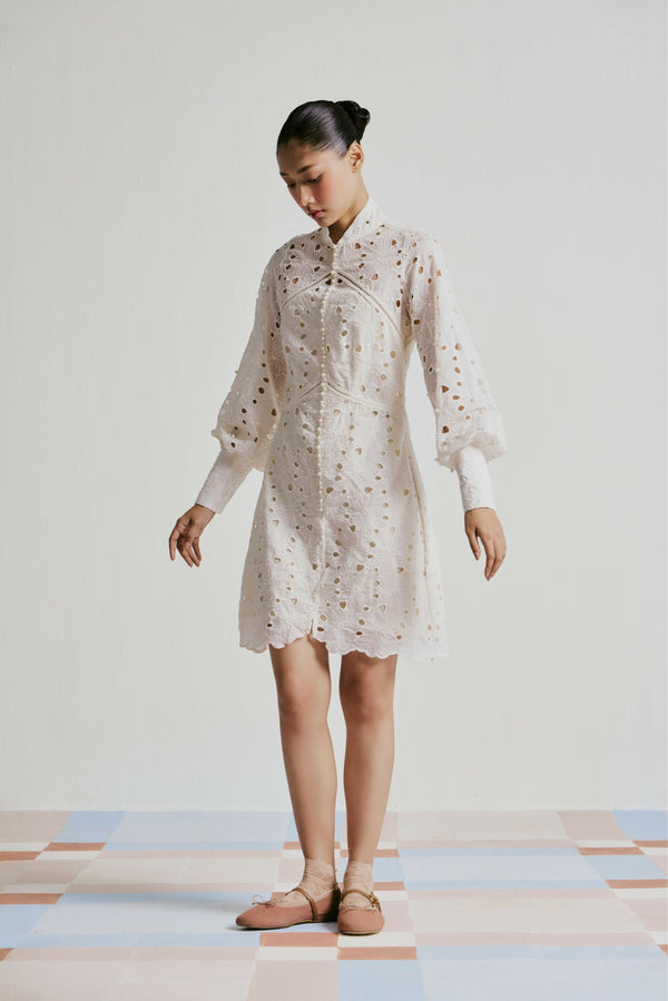 Maeve Dress White