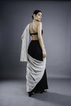 STRIPED BUTTON SAREE