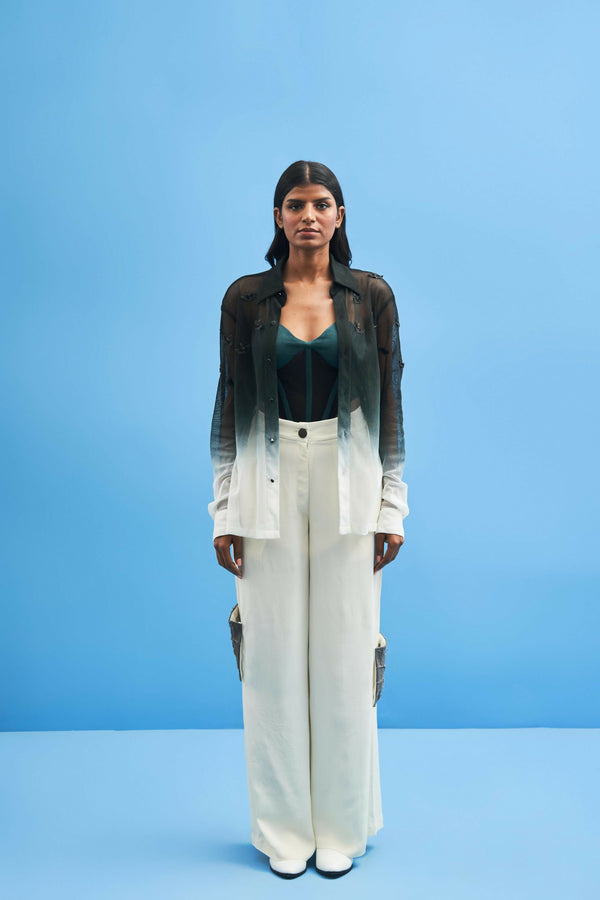 Off-White Shoji Patchwork Trousers