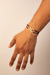 Yin Yang Rakhi Gold