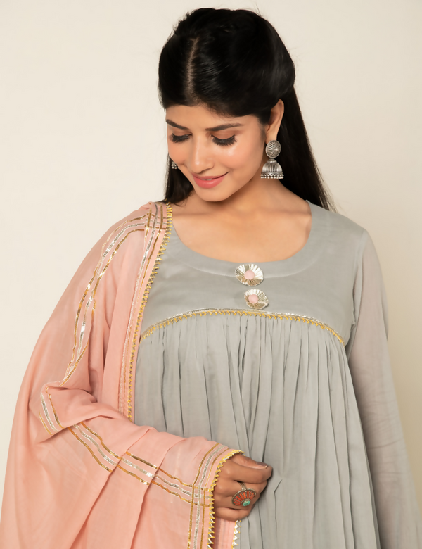 Powder Blue Suhani Kurta Set