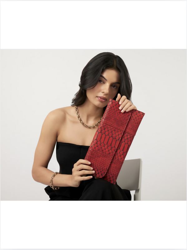 ZAA Clutch Exotic - Samba Red