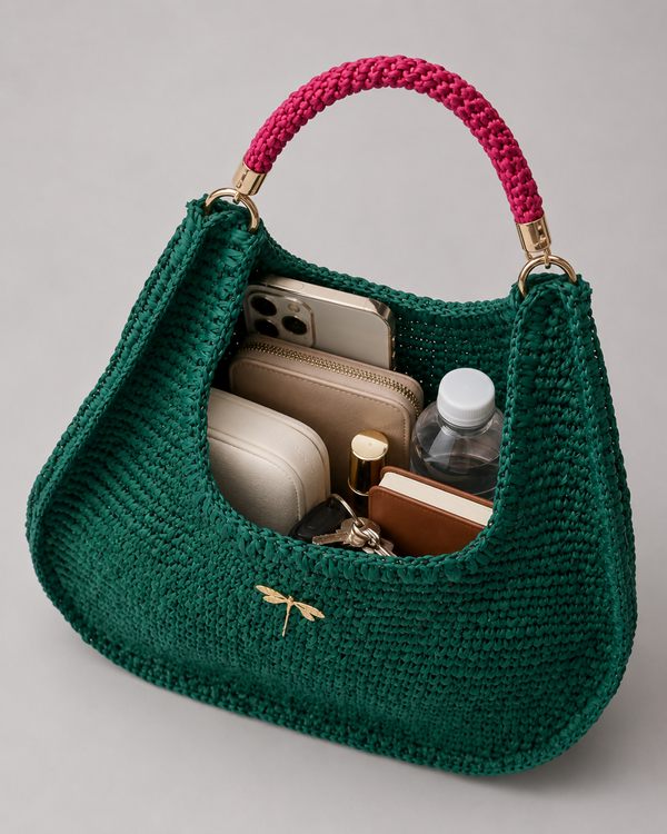 Emerald Contrast Hobo