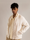 Kaamdhenu Embroidered Bomber - OW