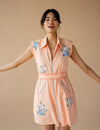 Peach Short Dress