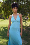 Powder Blue dress with cover up
