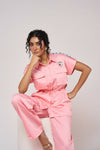 Peach-Pink Co-ord Set