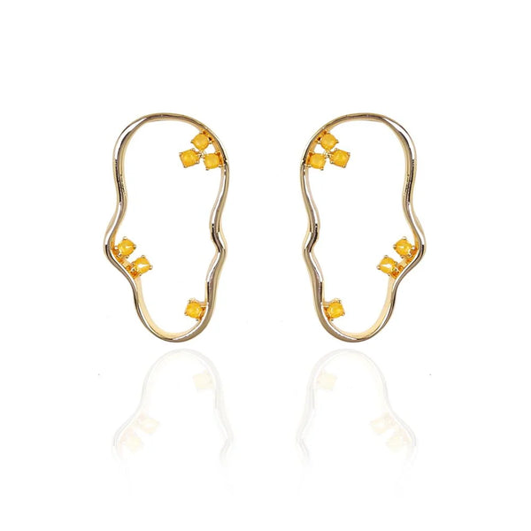 KAI EARRINGS-yellow