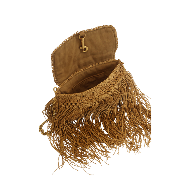 Raffia Crossbody - Natural