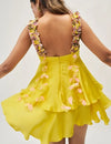 Gala Satin Mini Dress