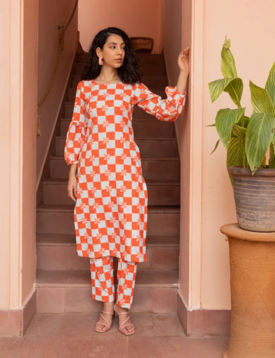 Bloom Kurta Set check