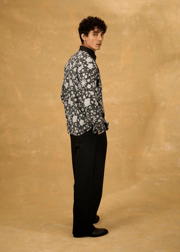 Midnight Petal Shacket