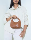 Zain Mini Hobo - Tan