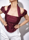Nightfall Cream Corset Top