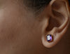Amethyst big Drop Earrings