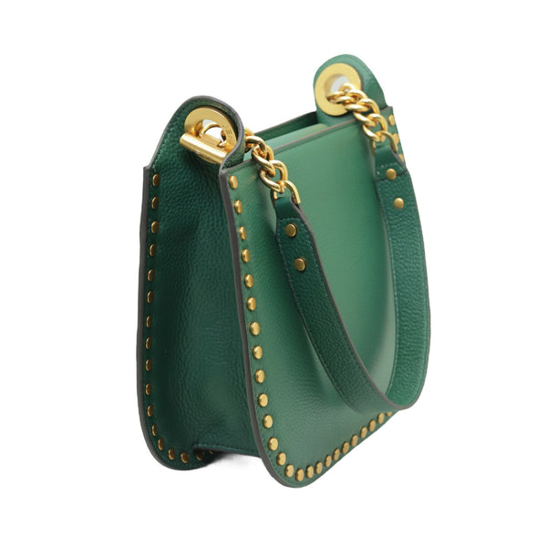 JENA X GREEN Studded Shoulder Bag