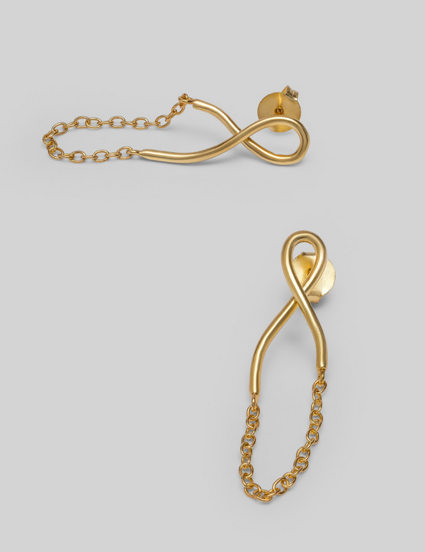 Twisty Chain Earrings