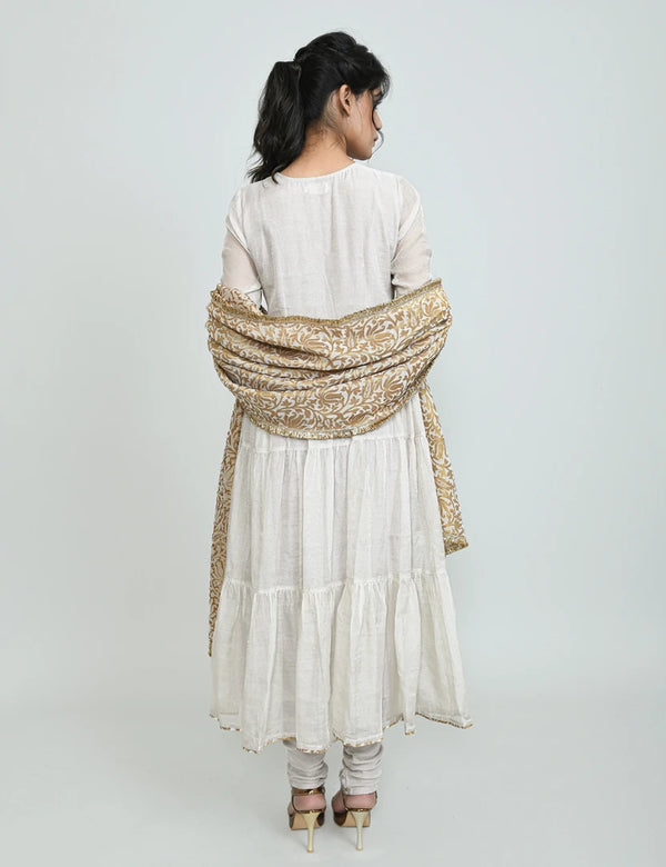 Alamzeb Tissue Angarkha Suit