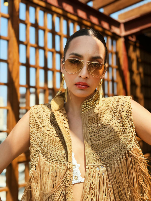 Saint Tropez Embroidered Vest