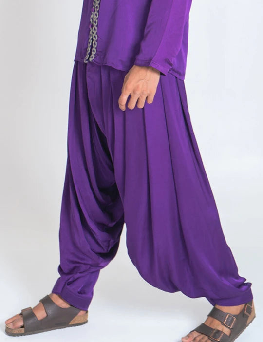 Purple Braid Kurta
