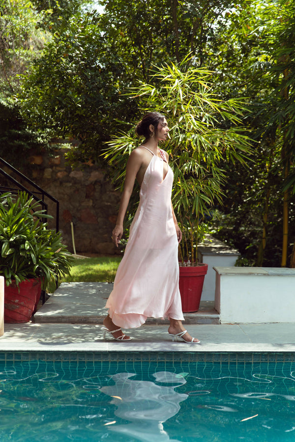 Silvia Maxi Asymmetrical Dress