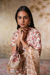 Zarina Pearl Tissue Silk Saree