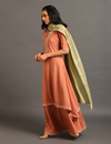 Rust Zara Double Layered Dress