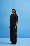 Black Shoji Patch Work T-Shirt
