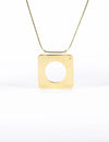 Edge Mega Pendant Gold