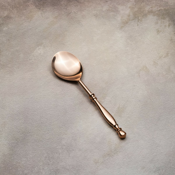 Rose Gold Serving Spoons Set