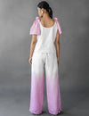 3D Flower Top With Shaded Pant