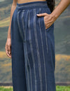 Cobalt Flared Trousers