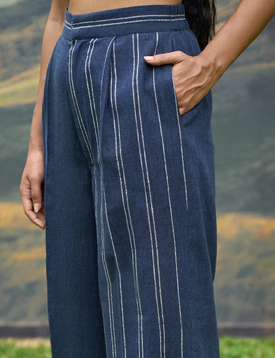 Cobalt Flared Trousers