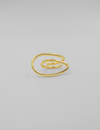 Fate's Curve Ring - Gold