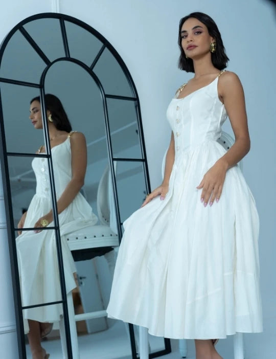 calf length dress